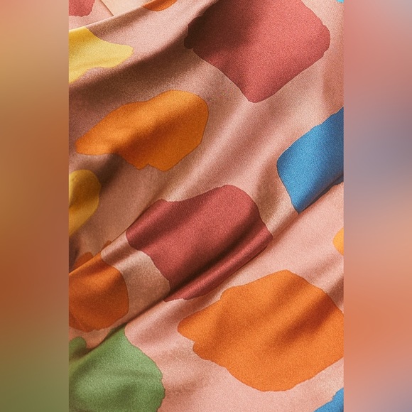 ILLA ILLA Printed satin cowl neck dress - Picture 8 of 9